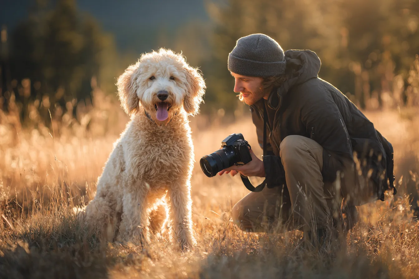 Professional dog photography session with family on South Shore Massachusetts